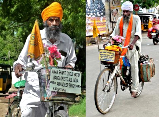 Amandeep Singh Cycle Yatra